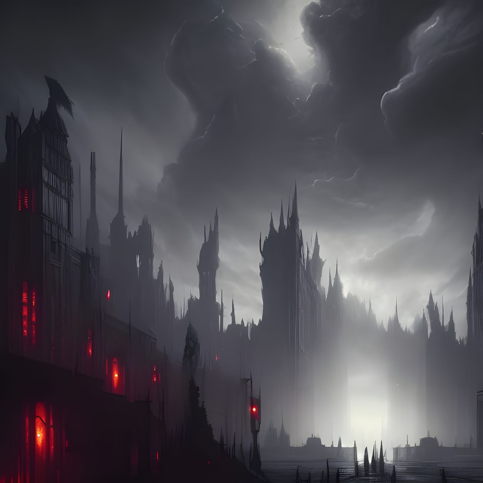 Creepy Dark Castle: a Matte Painting in Unreal Engine