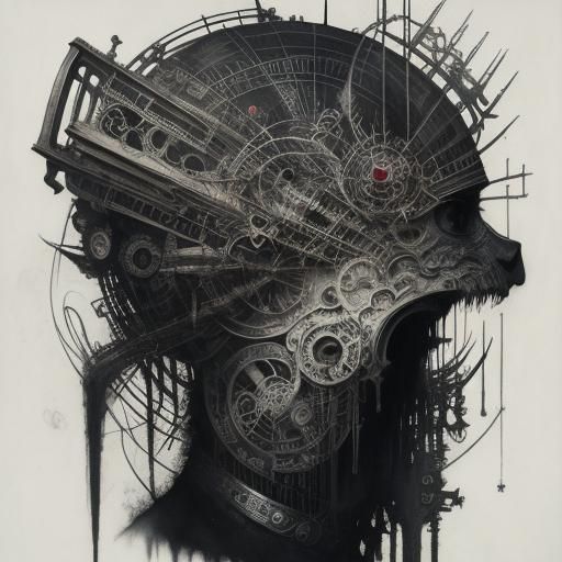 Surreal Sickness Illustration in Mixed Styles