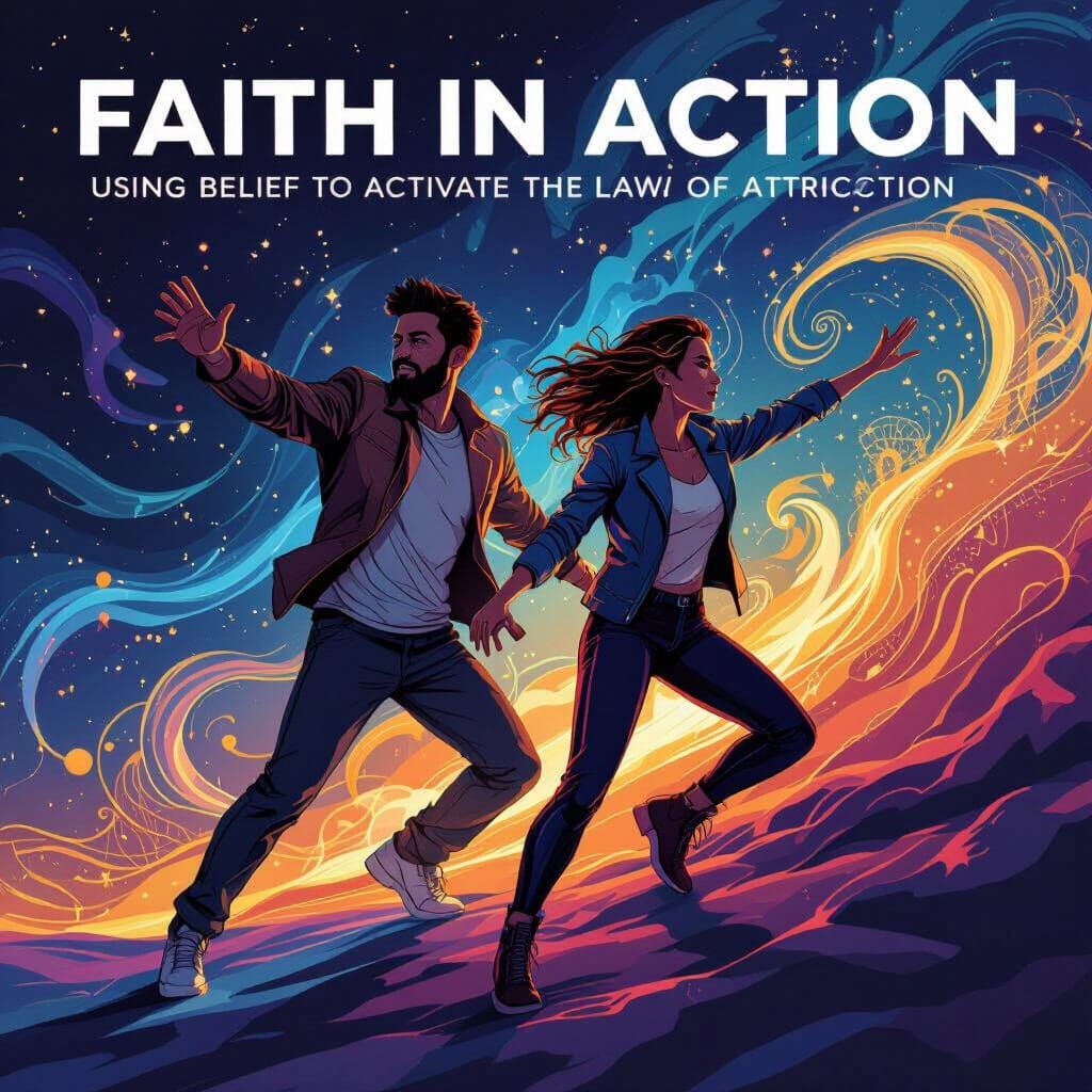 Faith in Action NFT Art: Manifestation and Cosmic Energy