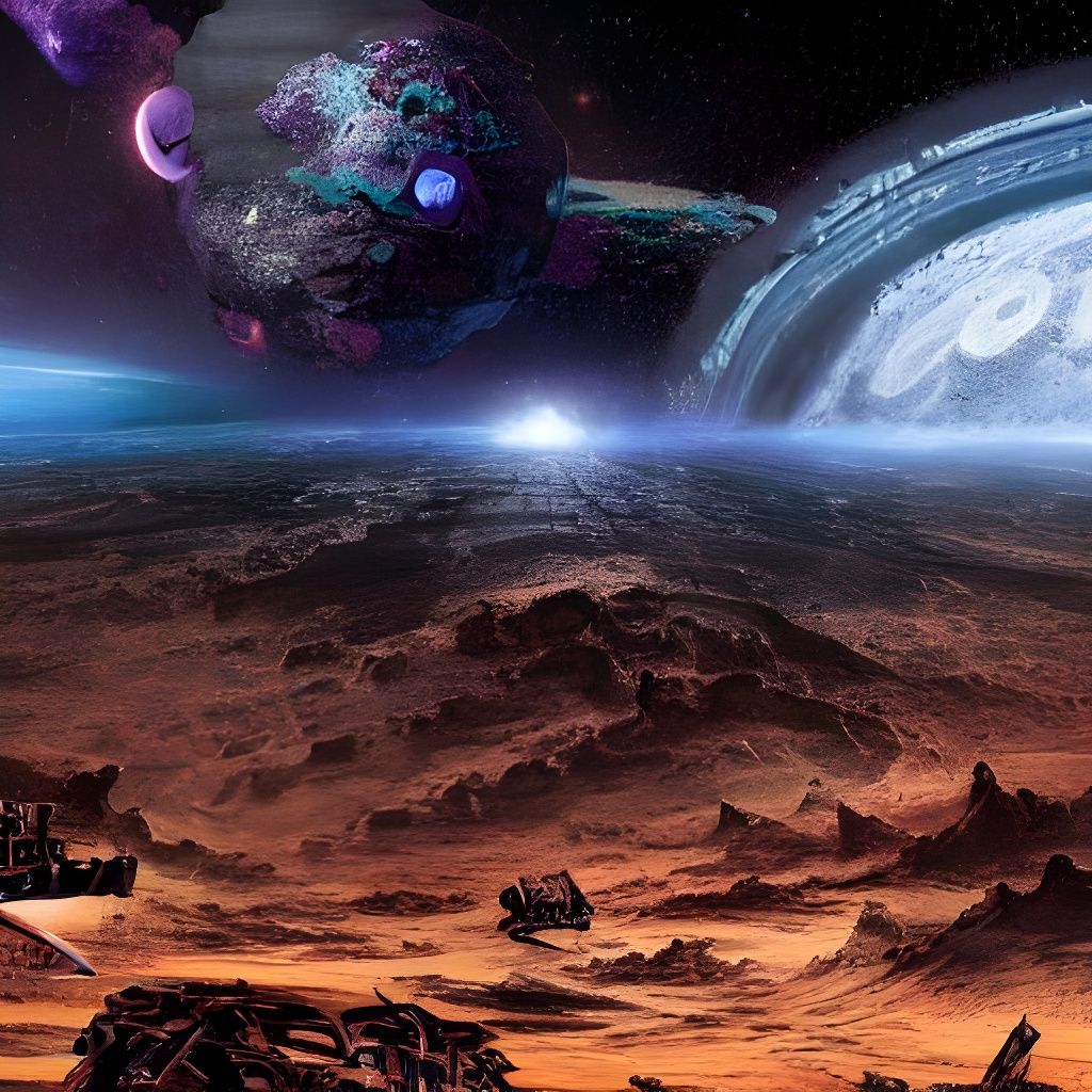 Post-Apocalyptic Destruction on Alien Planet