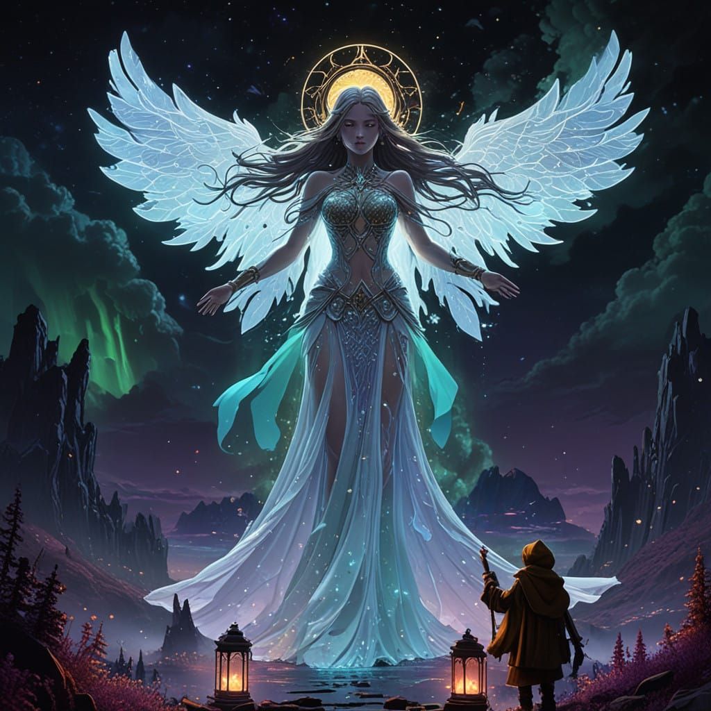 Majestic Goddess of Winter Nights