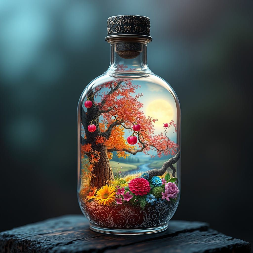 A Dreamlike Vessel Containing the Essence of Four Seasons