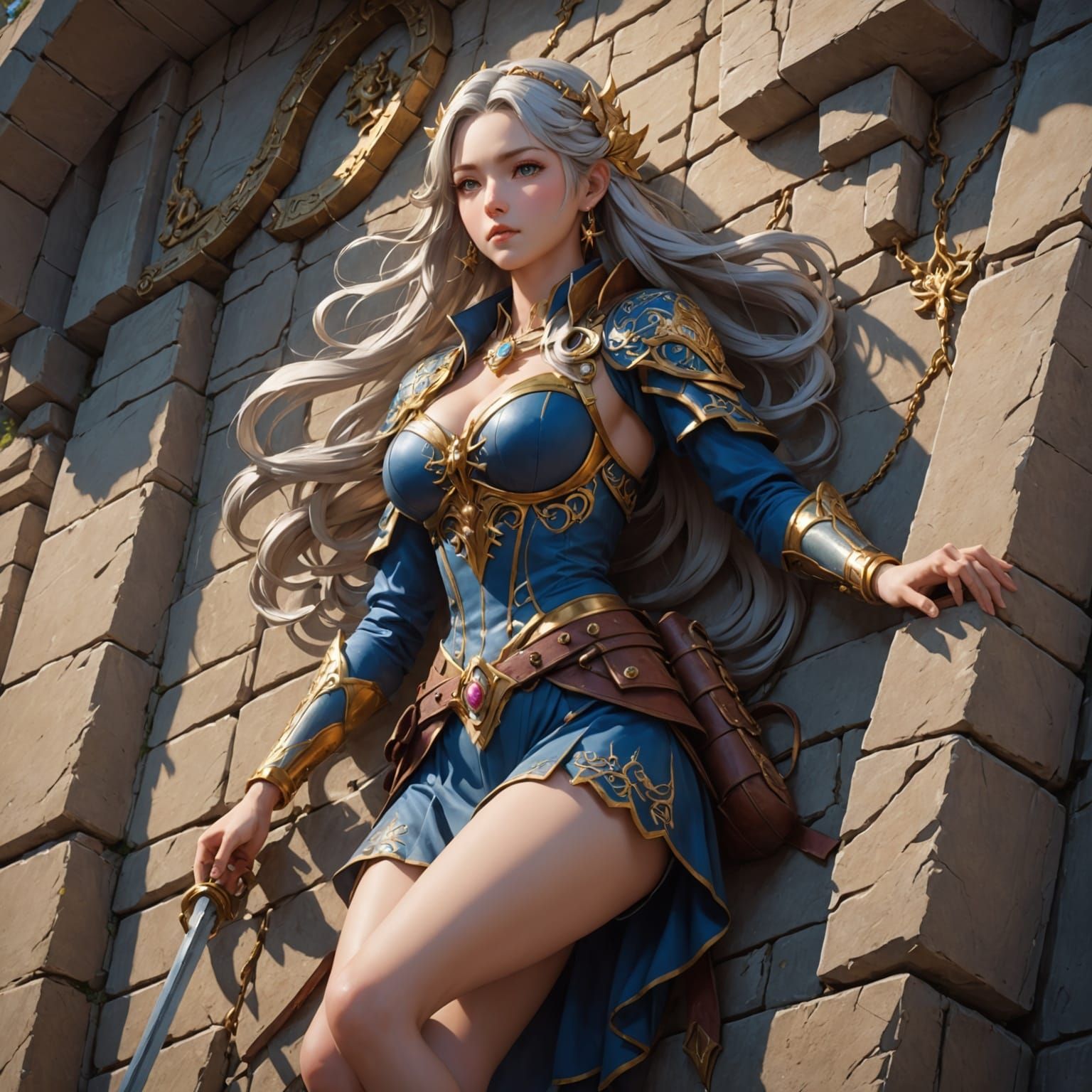 Anime Goddess Concept Art in 8K Resolution