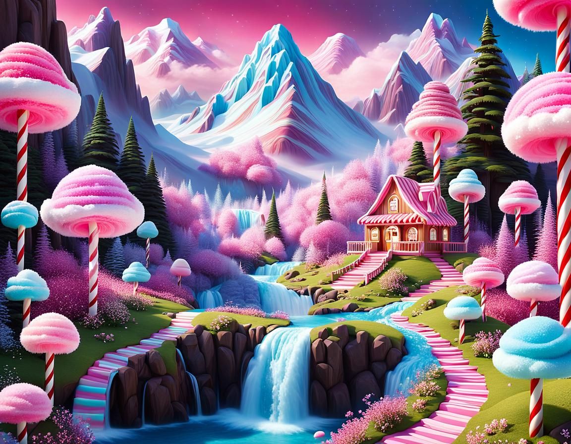 Enchanting Edible Landscape: A Candy Dreamworld