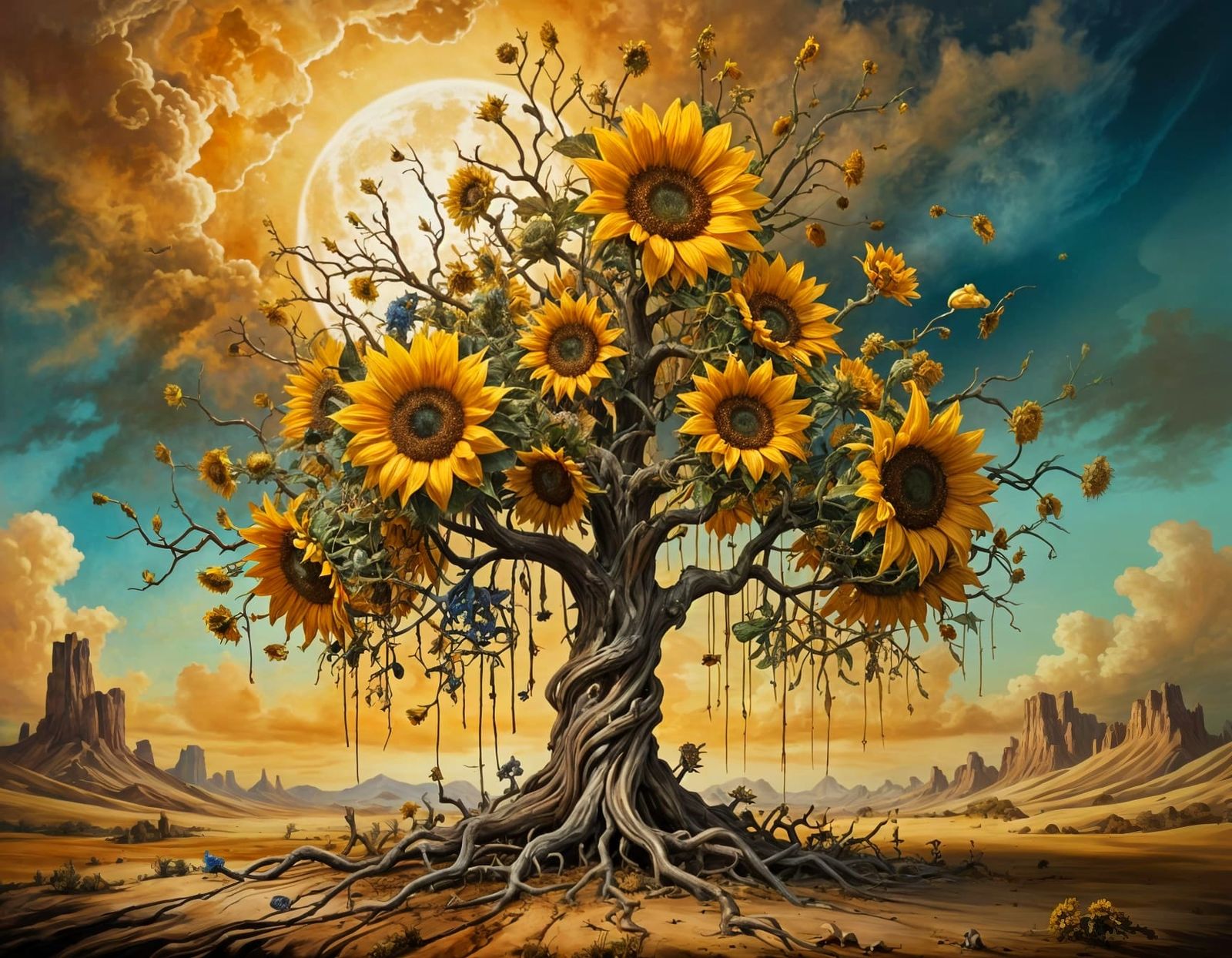 Western Twisted Sunflower Tree
