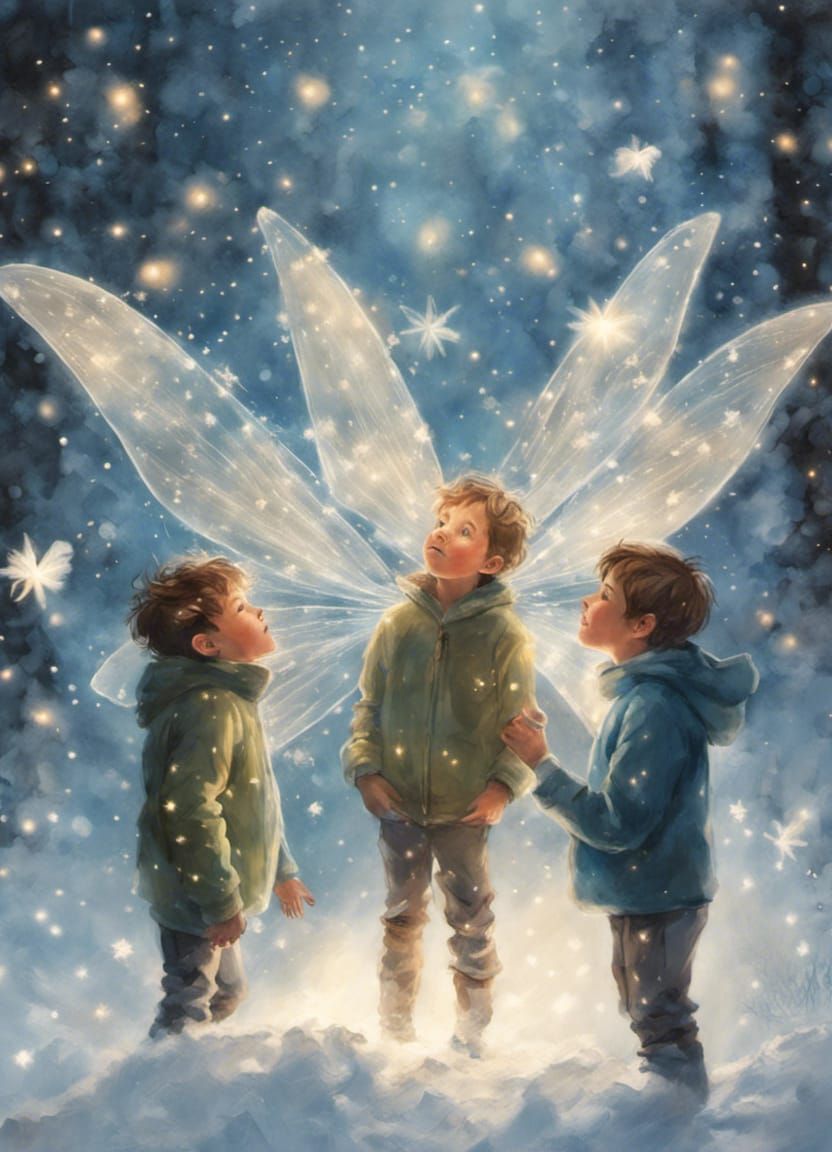 Snow Fairies Dance in a Magical Display