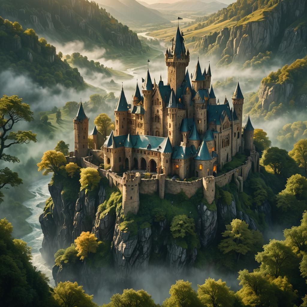 Mystical Medieval Castle School of Magic