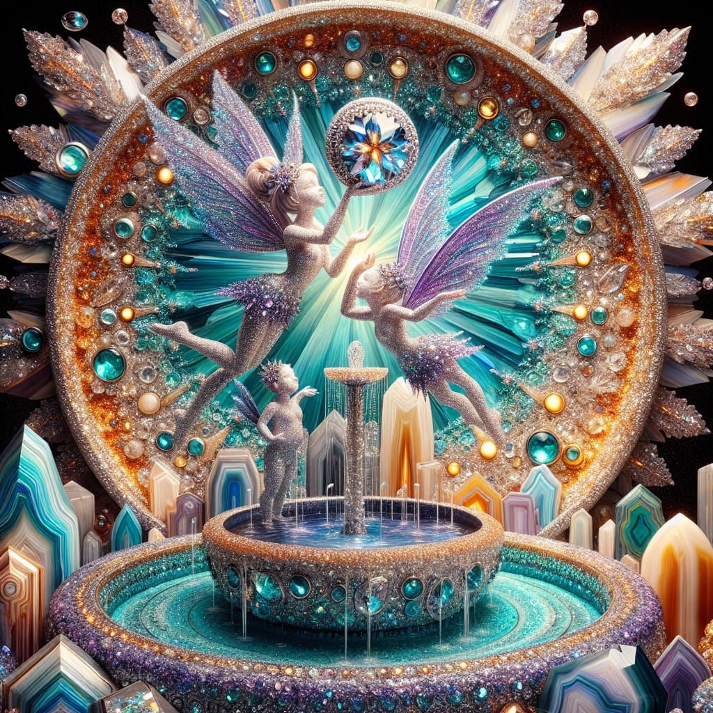 Geode Starburst Mosaic