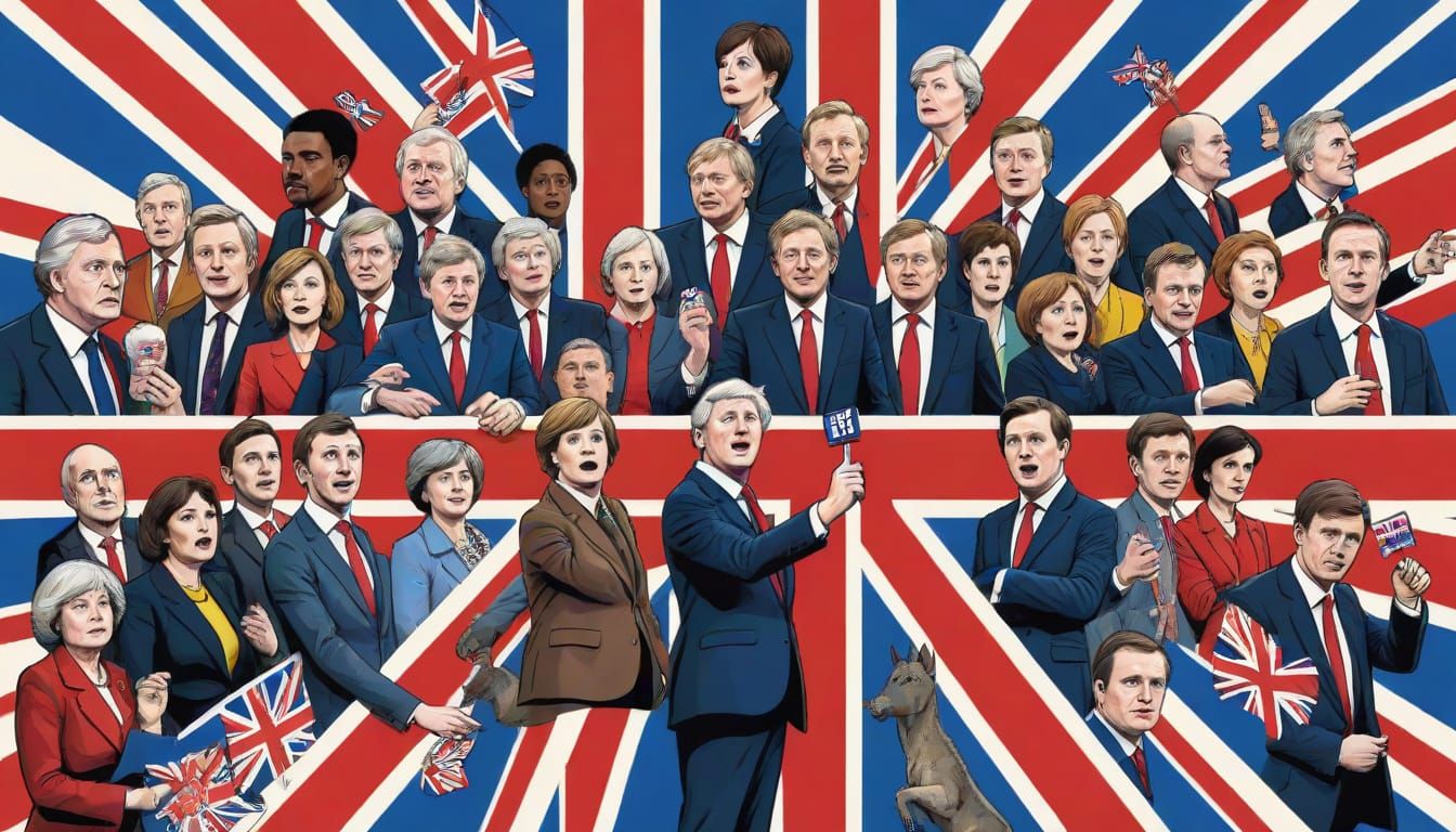 Dramatic British Politics in Vibrant Color