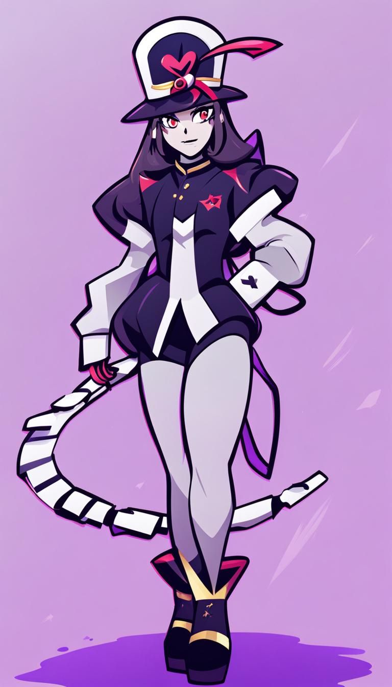 Hazbin Hotel Character in Light Anime Style