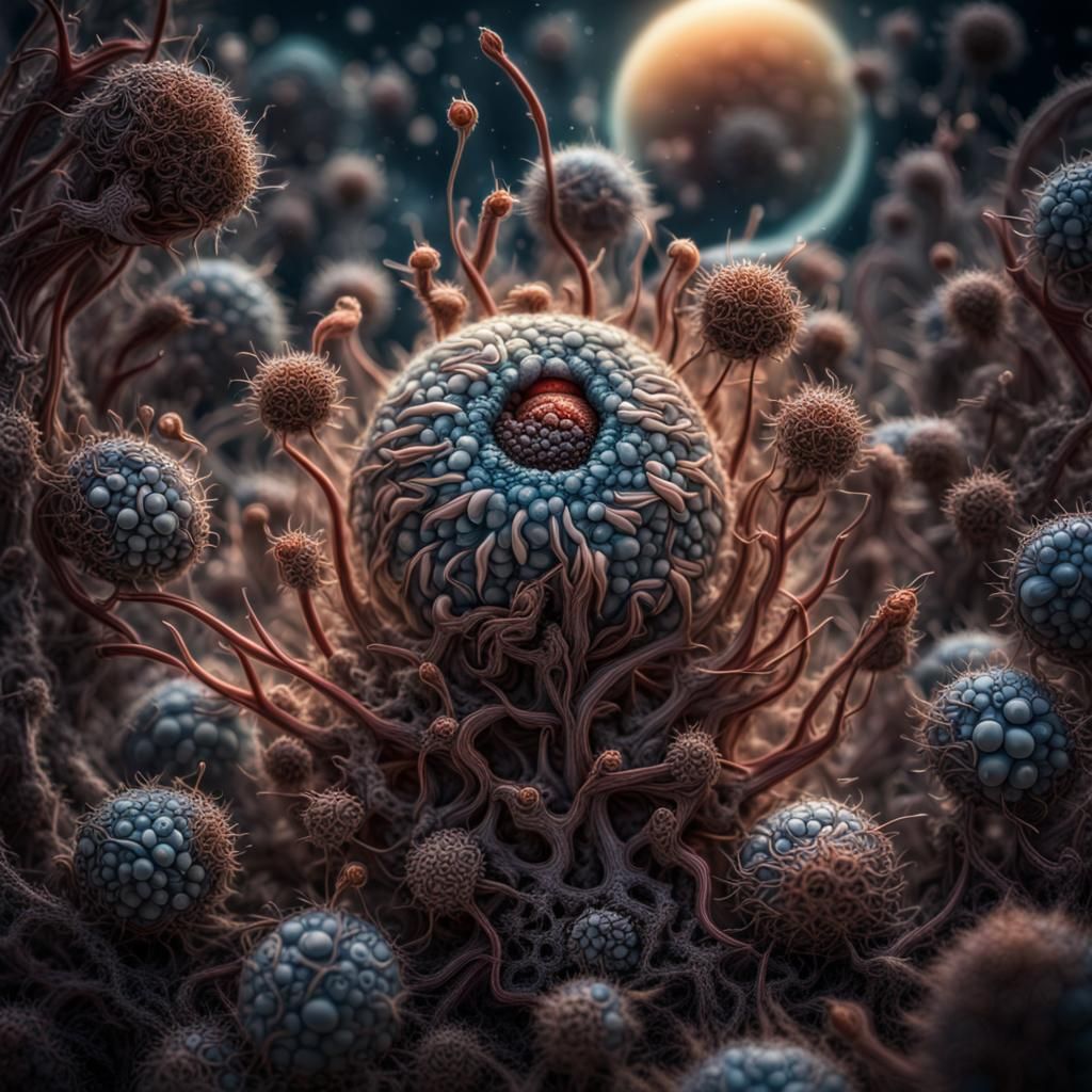 Cosmic Fantasy: Embryo Seed Invasion in HDR