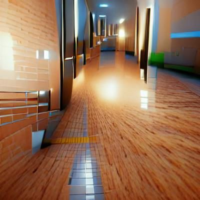 Infinite Hallway in 8K 3D Rendering