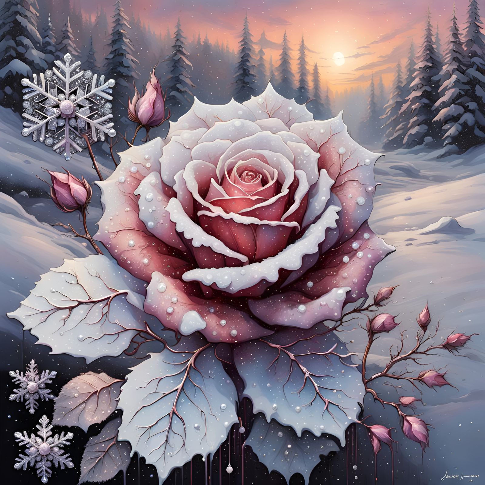 Snow Rose Forest 1a Masterplayer