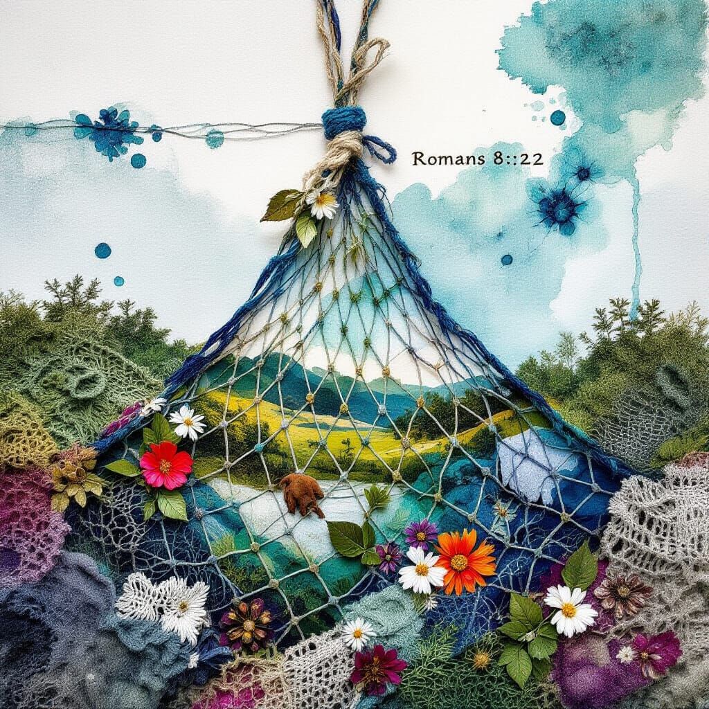 Nature Trapped: A Mixed Media Lament