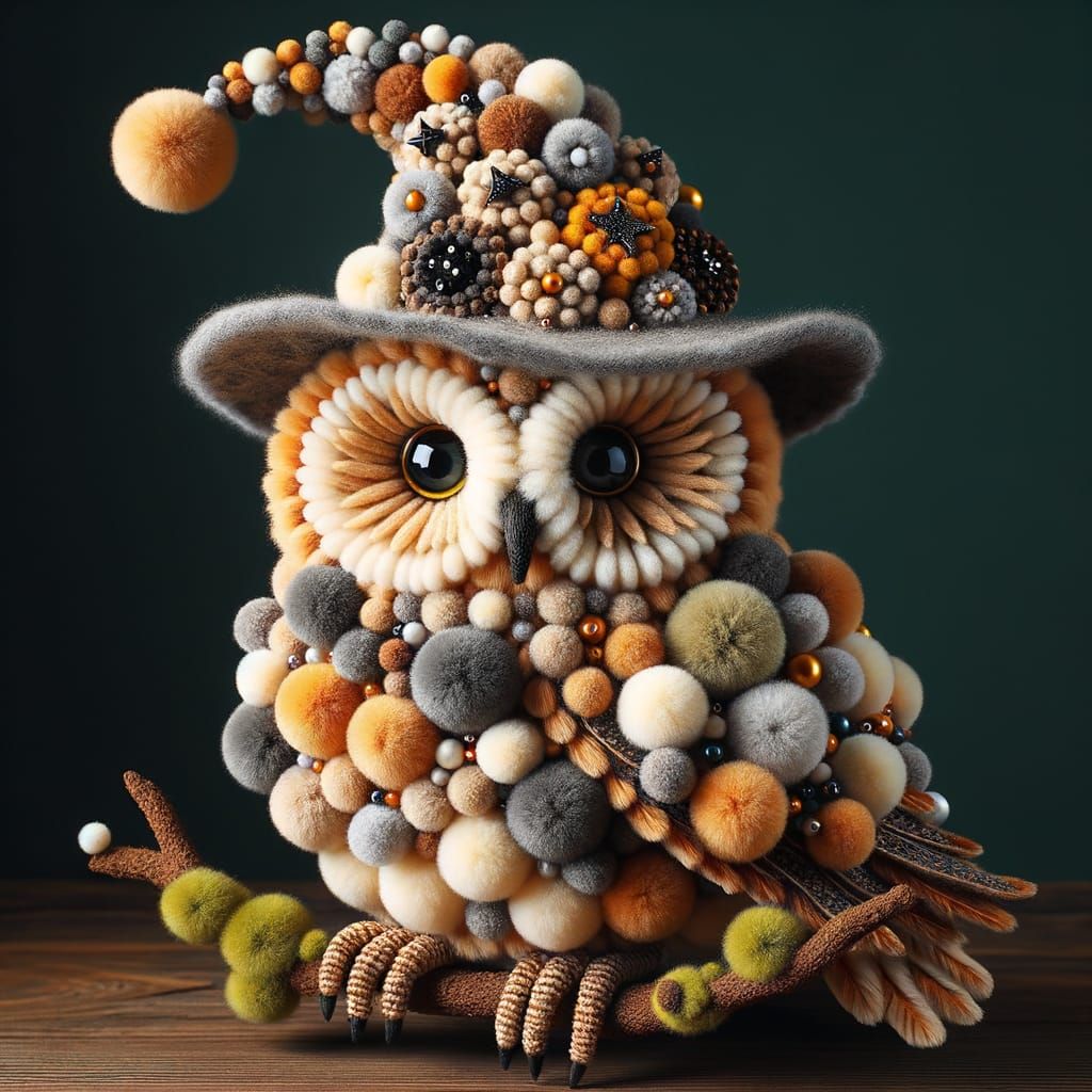 Hootsworth - Familiar of a Powerful Pom-O-Mancer