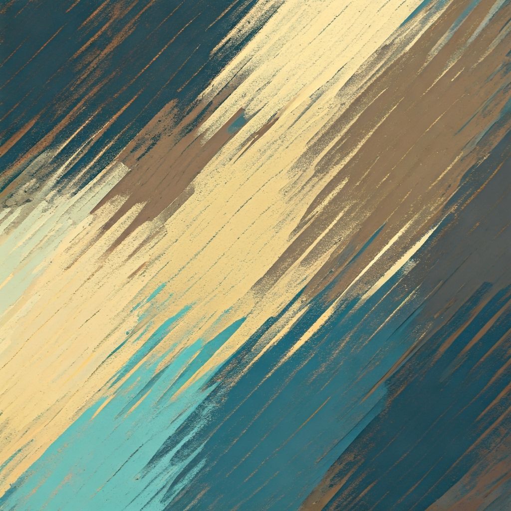 Expressive Abstract Painting in Rothko and Kandinsky Style