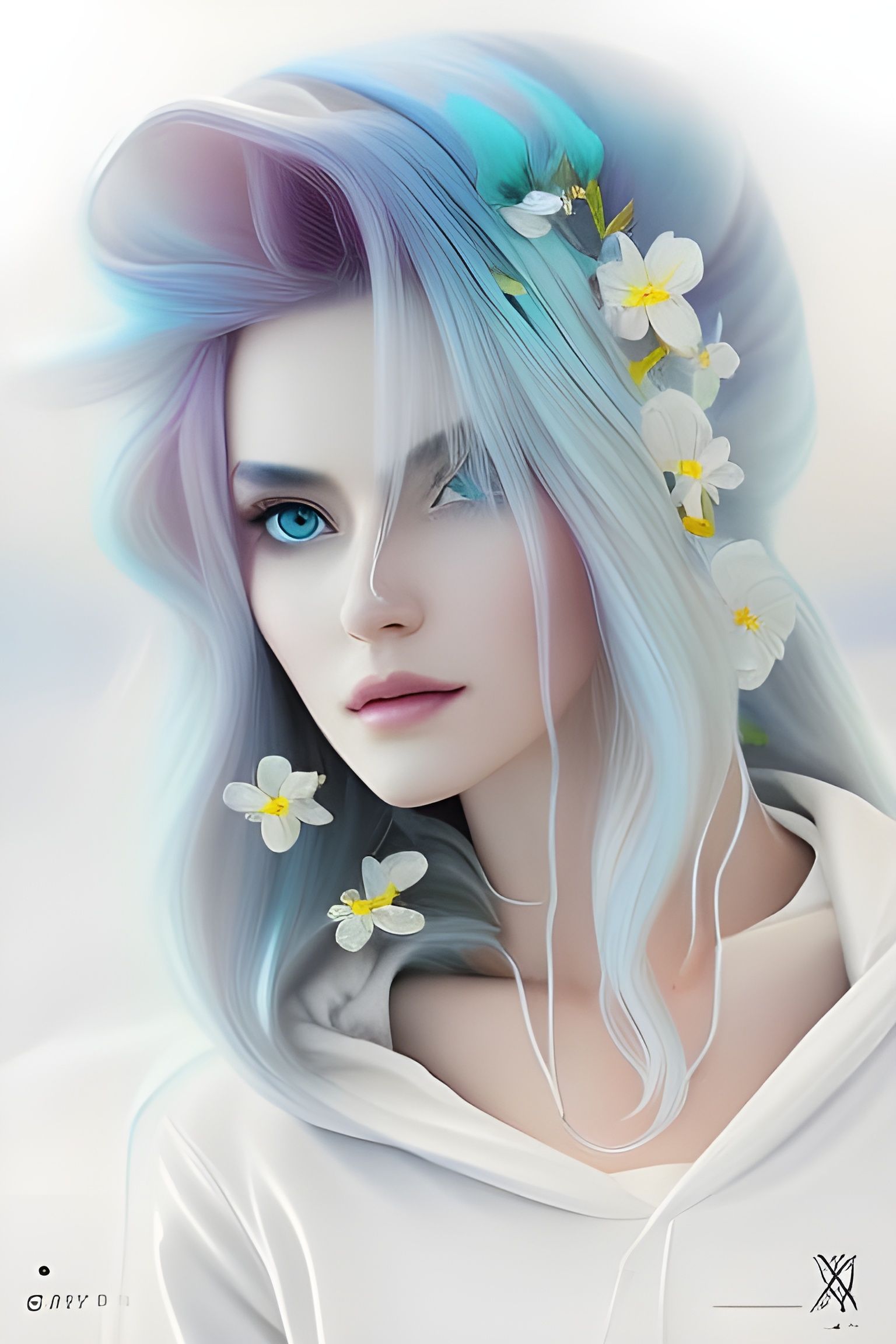 Flowers in the hair make all the difference