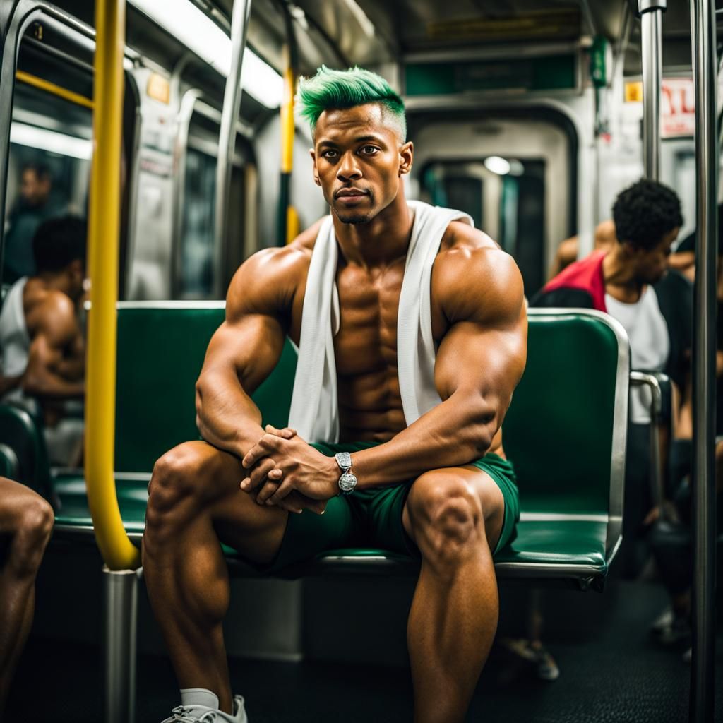 On his way to "Green"wich Village