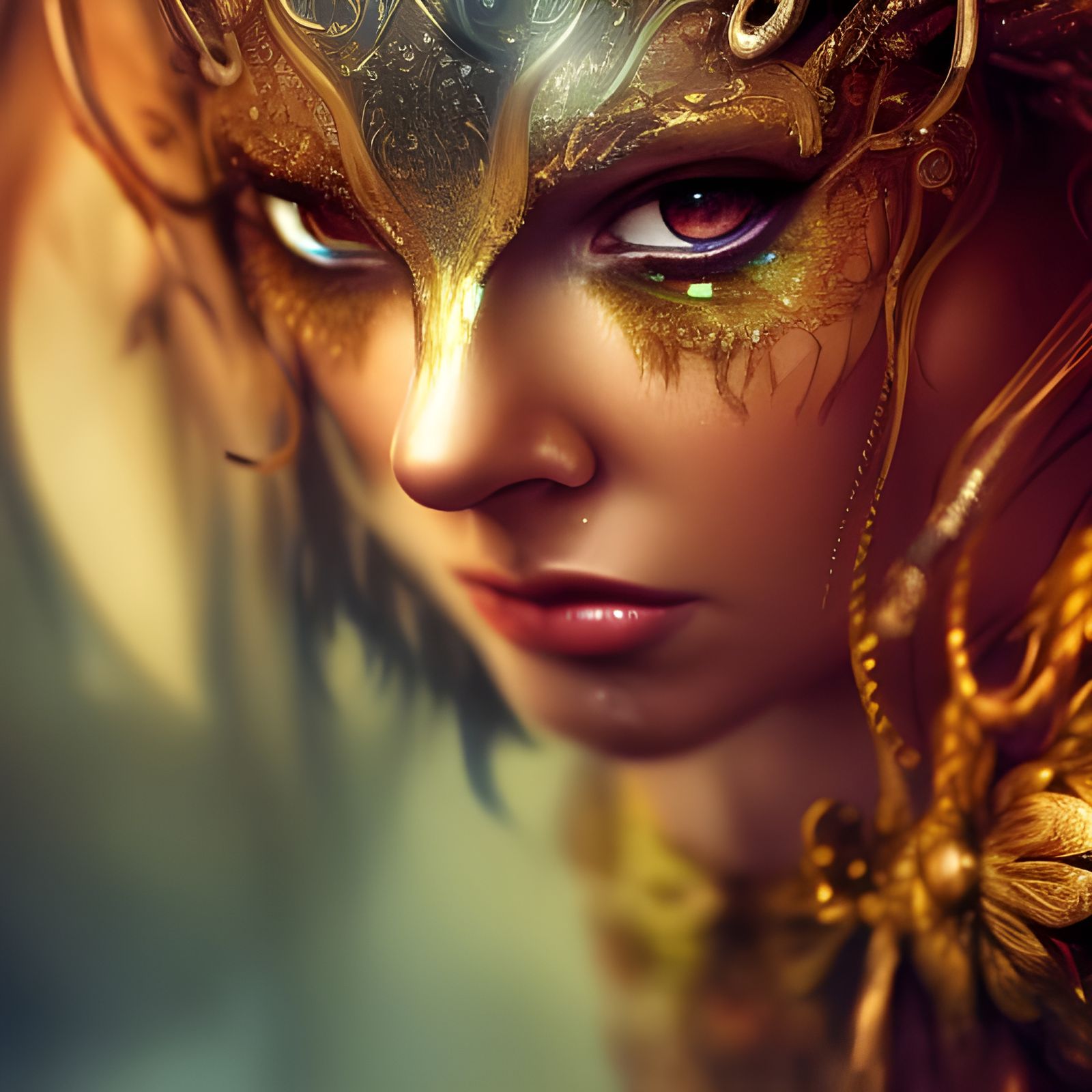 Intricate Sparkles in Hyperrealistic Digital Art