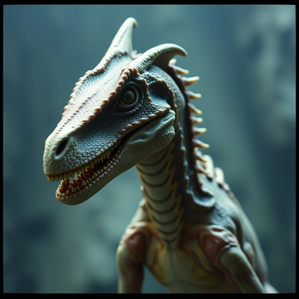 Surreal Creature Revealed in Cinematic Light