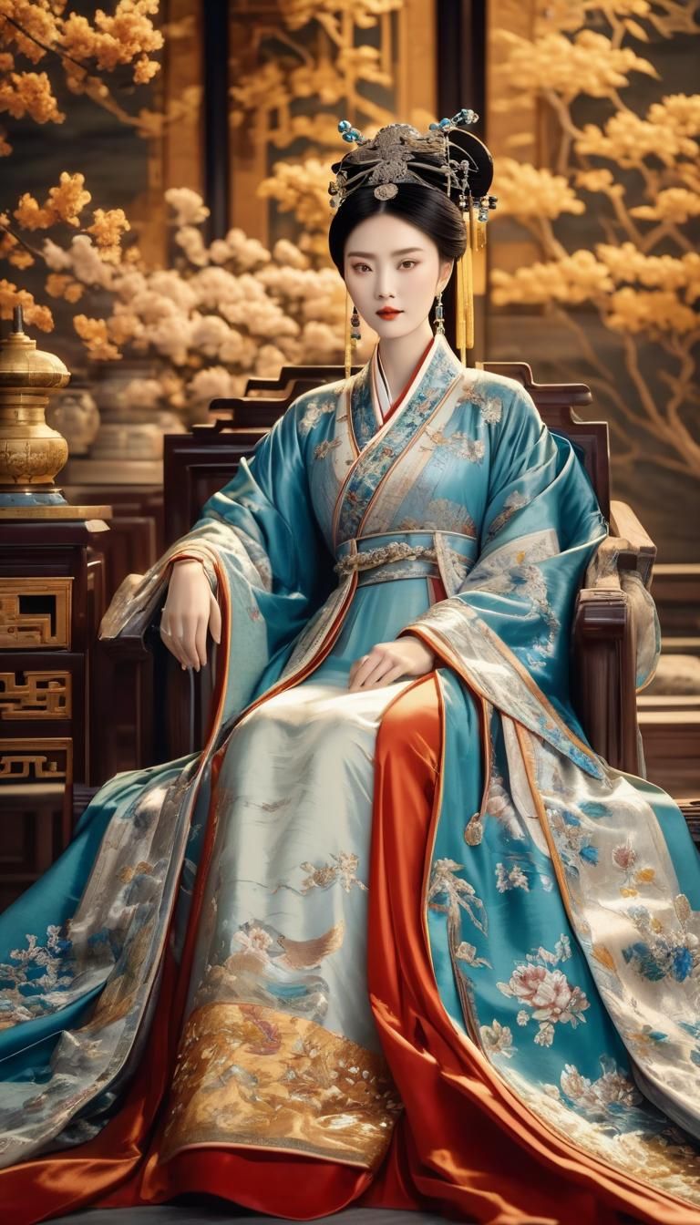 Elegant Ming Dynasty Empress in 8k Resolution