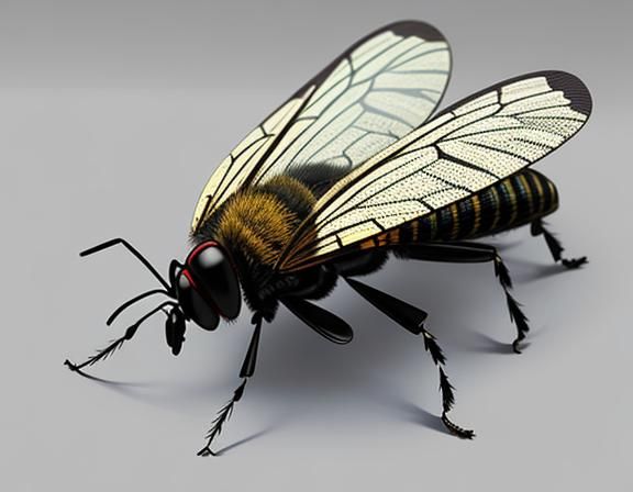 Abstract Insects Formed from Time