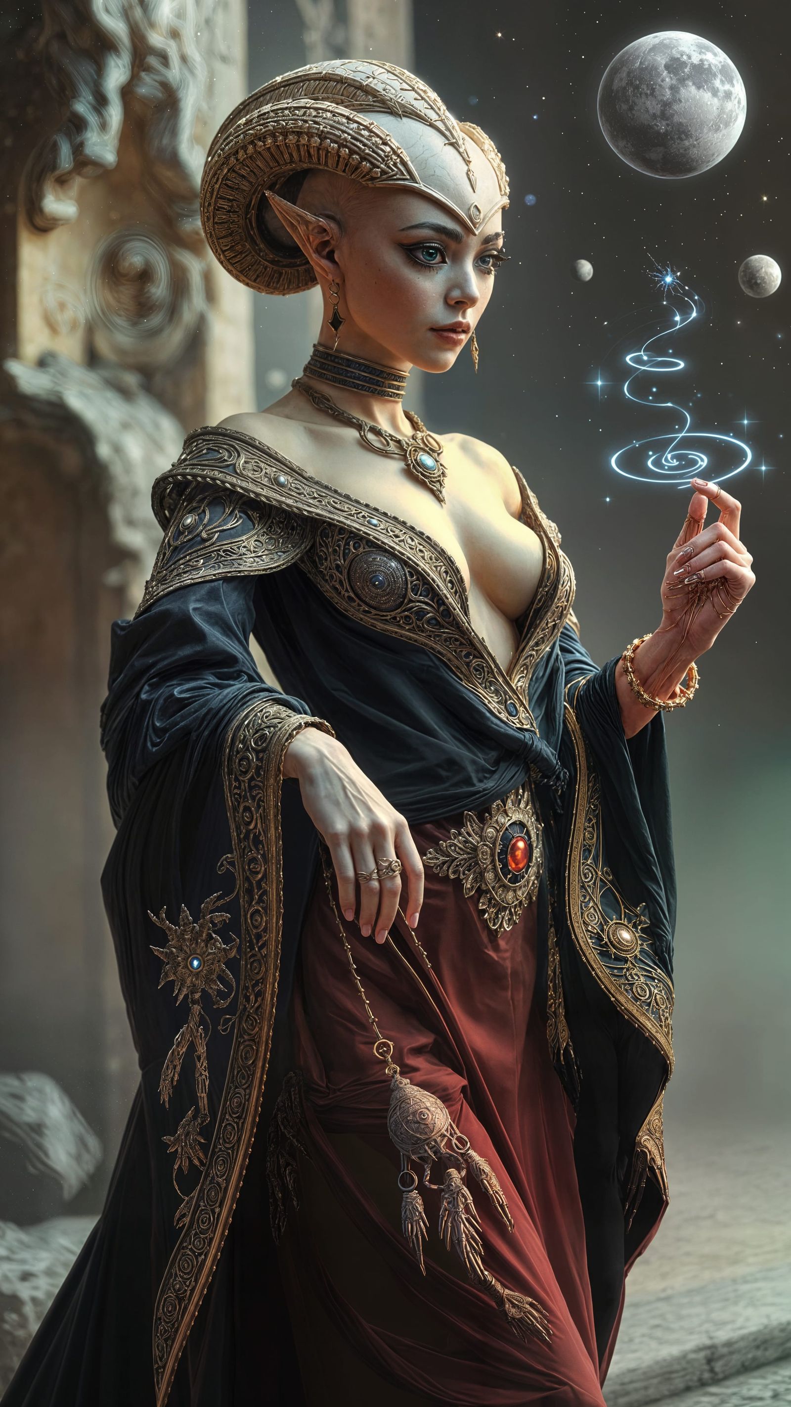 Ceres Sorceress in Plutonian Motif