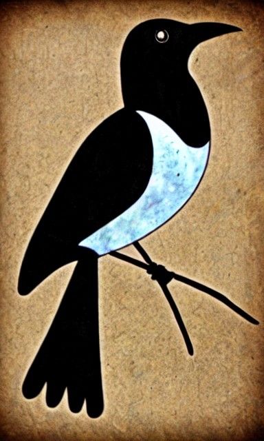 Steampunk Magpie: A Clockwork Bird