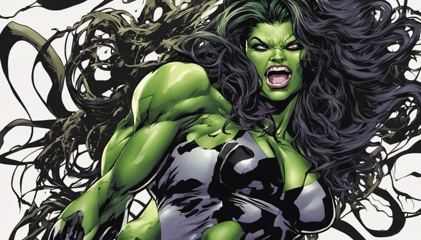 She-Hulk Being Controlled By Symbiote Venom