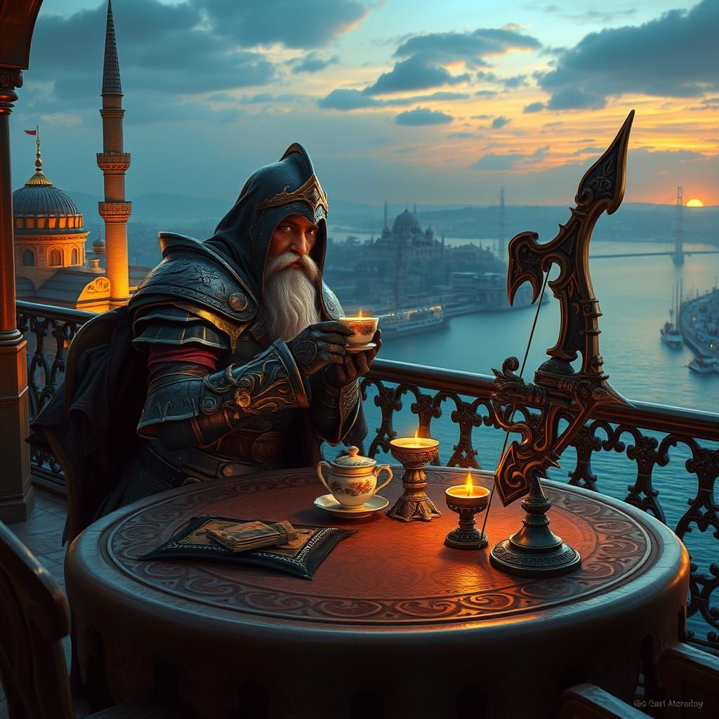 Hunter and Lich King Overlook Istanbul