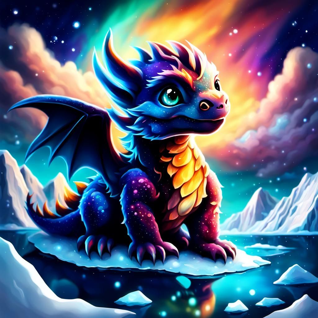 Celestial baby dragon