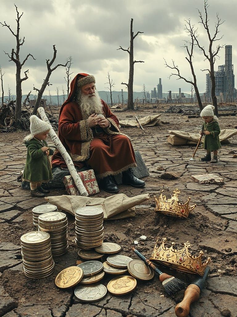 Saint Nicholas in a Devastated Landscape