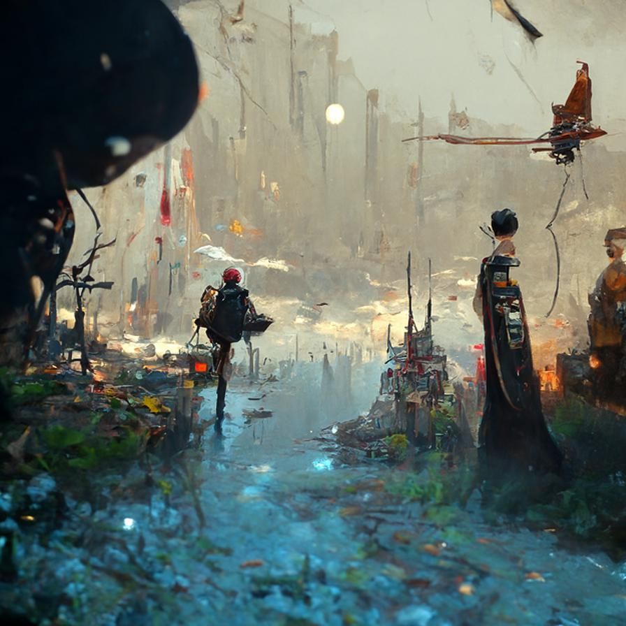 Ethereal Sci-Fi Fantasy Digital Illustration