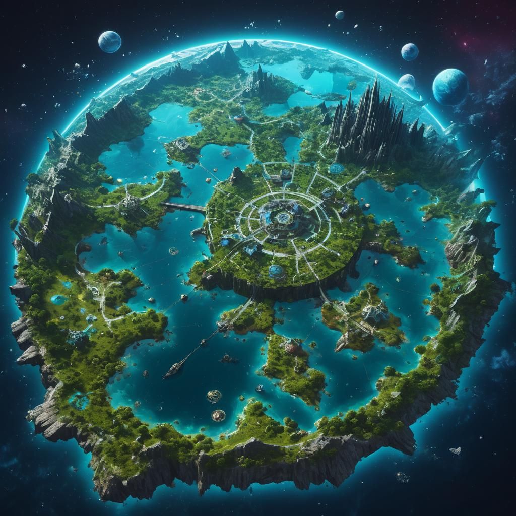 Detailed Cosmos Map for Dungeons and Dragons