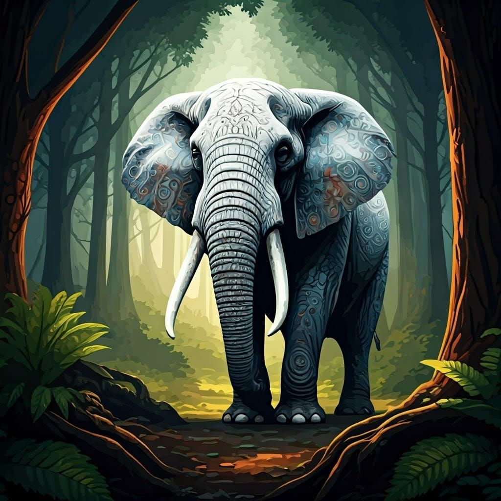 Serenity in the Dreamlike Forest