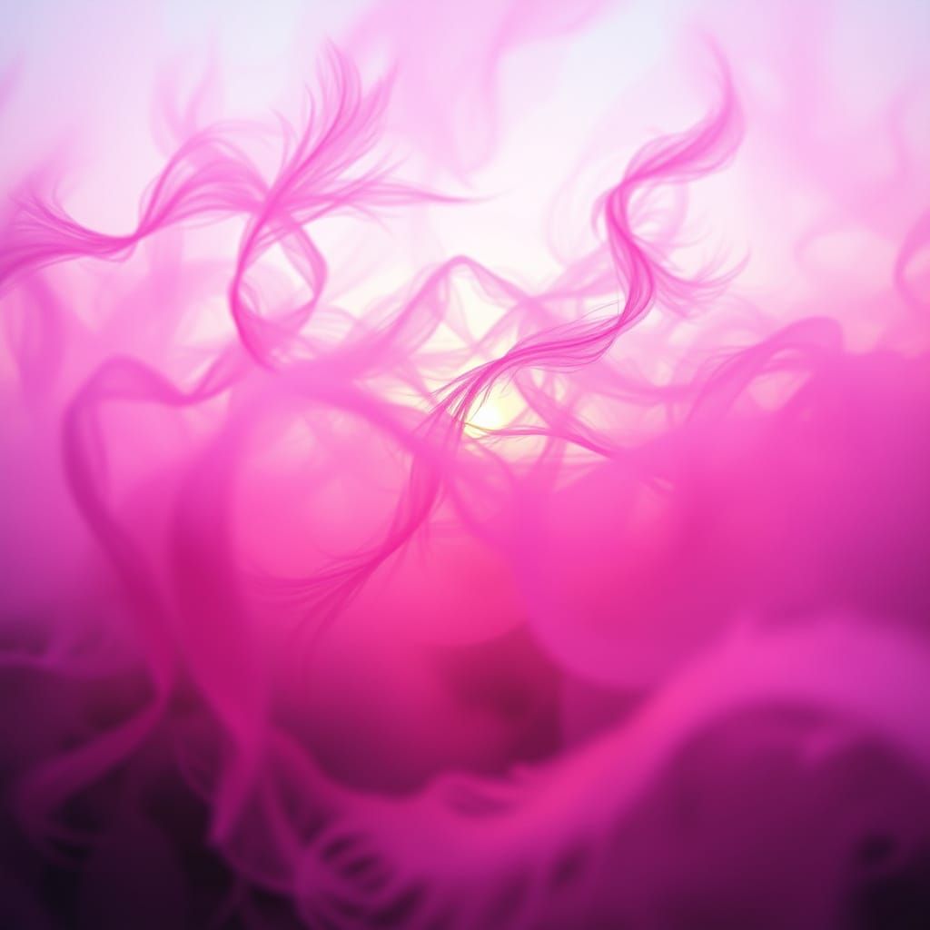 Dreamy Post-Impressionist Psychedelic Dawn Scene