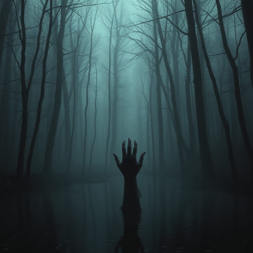 Celine Dion in Eerie Forest, Demonic Hand
