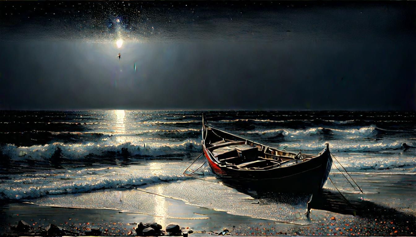 Tidal Pointillism Inspired by Romantic Masters