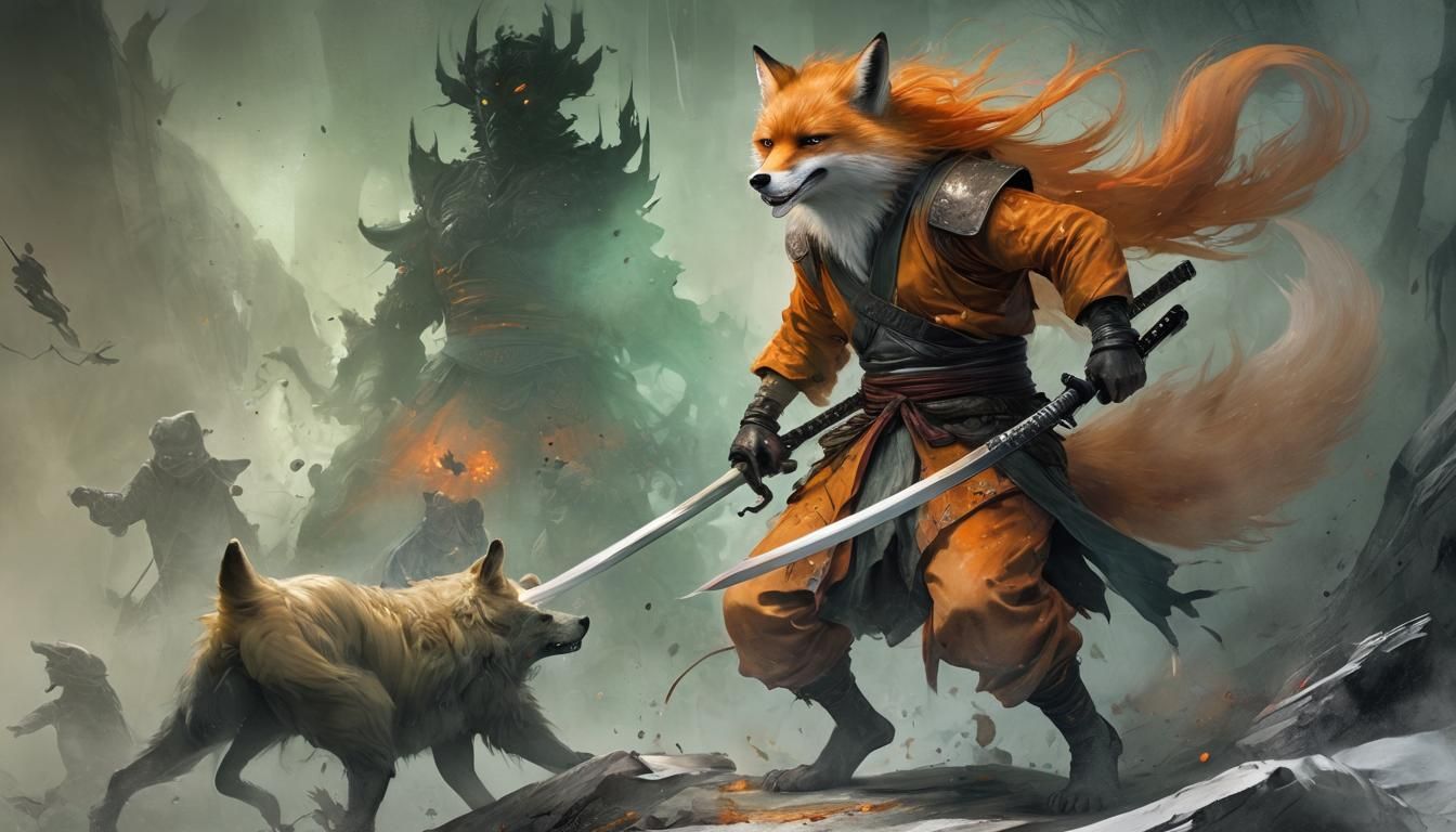 SanSa Yokai Hunter - Kitsurugi (狐剣) – The "Fox Blade," His n...