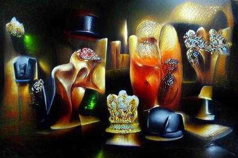 Detailed Painting of Mafia Royalty in 8k