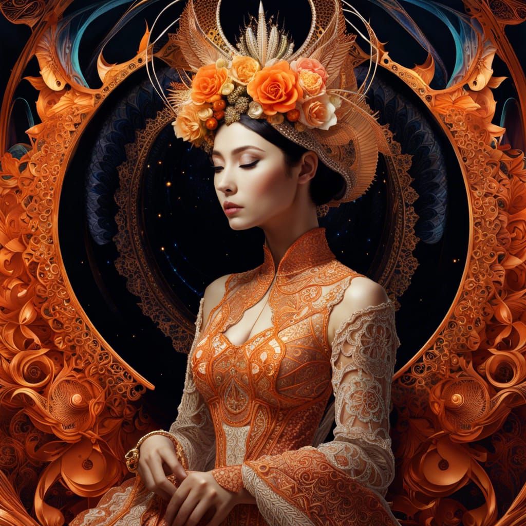 Fiery Celestial Sanctuary: A Fantasycore Masterpiece