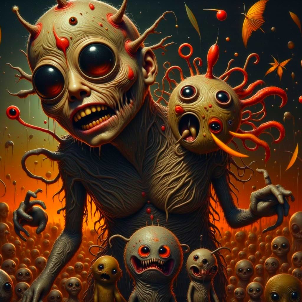 Surreal Mars Horror Featuring Cute Creepy Creatures