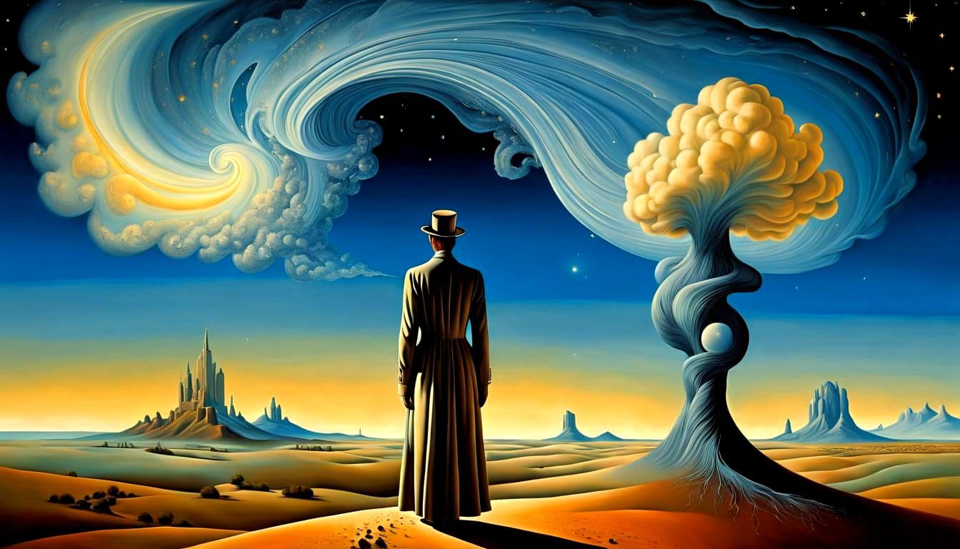 Surreal Masterpiece of Cosmic Wonder