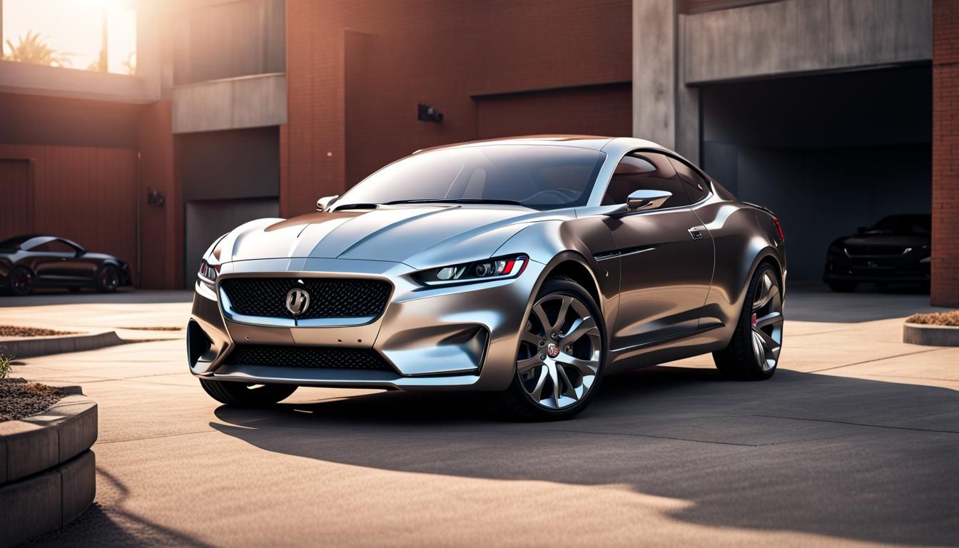 Hyperrealistic 2024 Mercury Cougar Concept Car