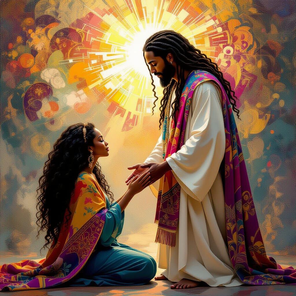 Divine Reverence: A Modern Spiritual Masterpiece