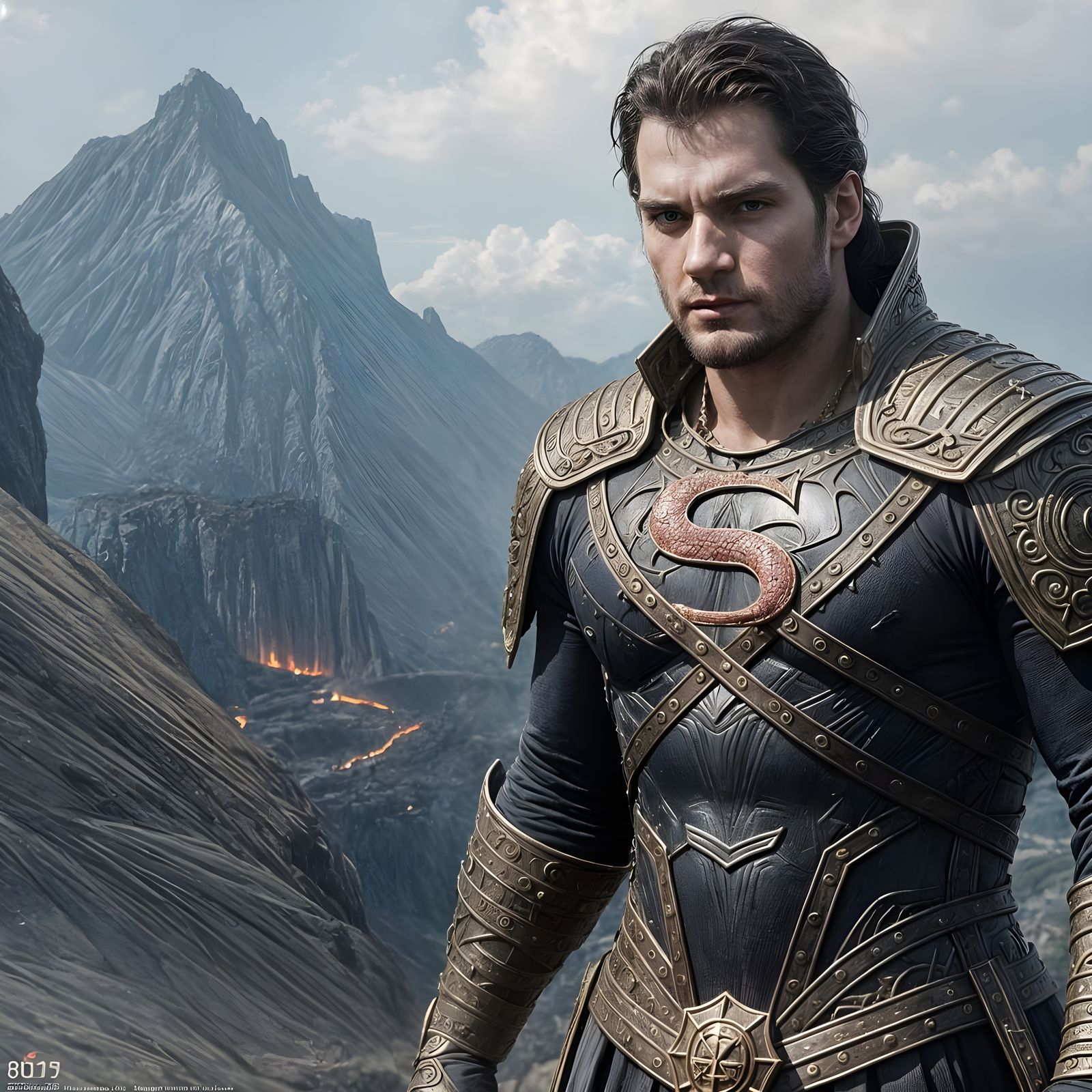 Medieval God of Chaos in Dark Fantasy Art