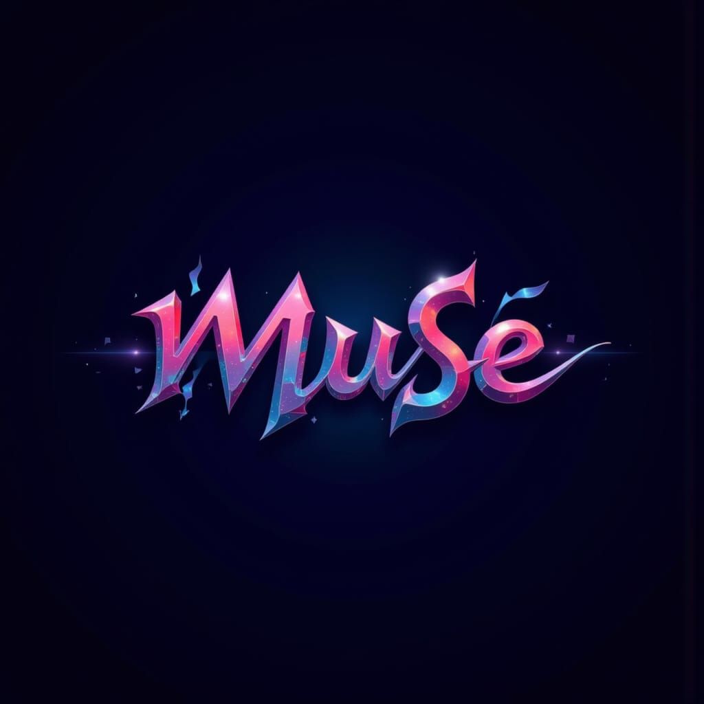 Muse Logo in Bold Font, Inspired by the Band