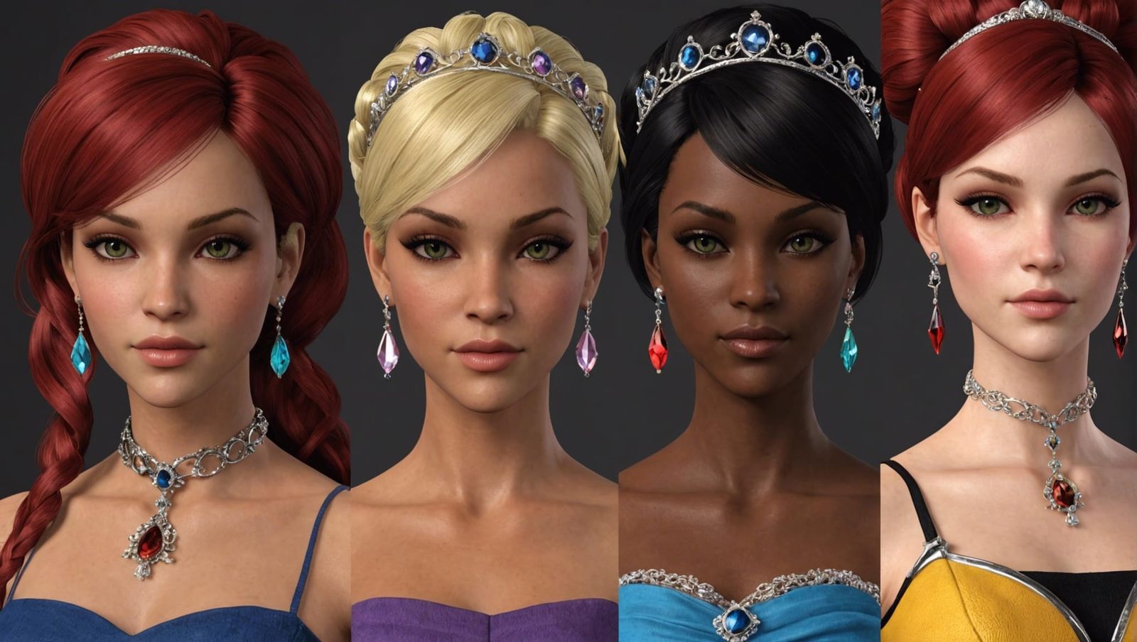 Square Enix Girl: Hyperrealistic Concept Art