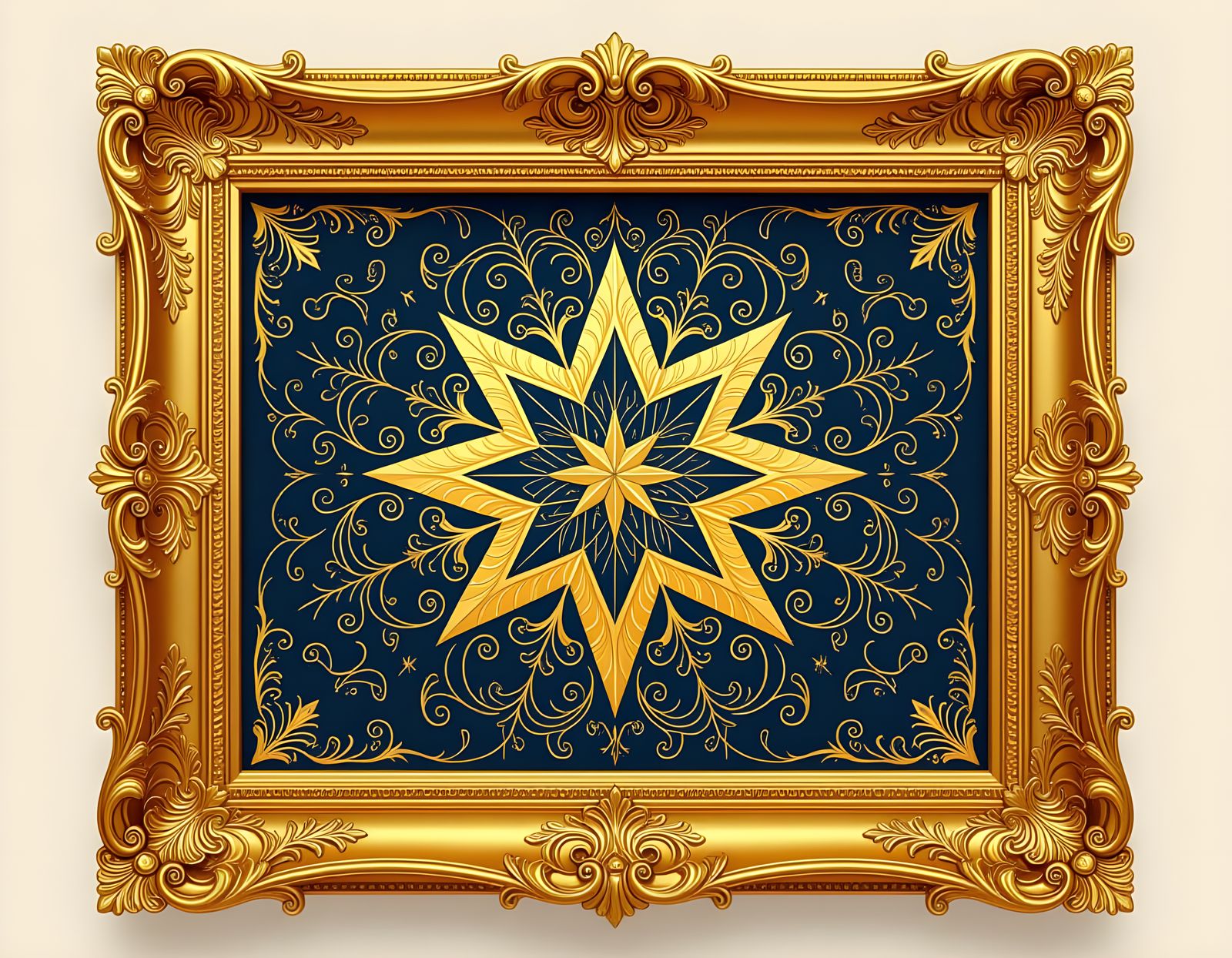 Luxury Star Frame Design