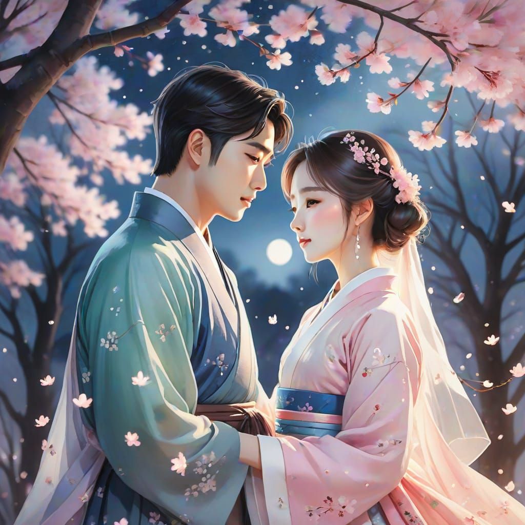 Pastel Dream of Royal Love in Springtime